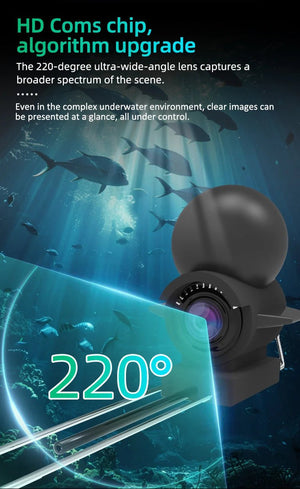 Dodosee Handheld 1080P 4.3 Inch LCD Fish Finder - Night Vision Underwater View - stepyours.com