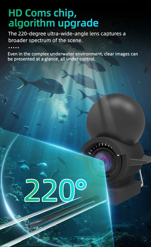 Dodosee Handheld 1080P Fish Finder 4.3 Inch LCD Depth Camera With Night Vision - stepyours.com
