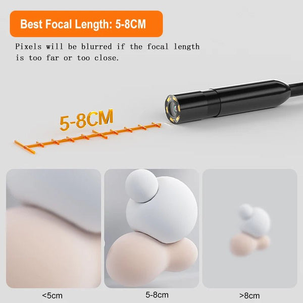Endoscope Camera 4.3 Inch Screen HD1080P Borescope 100m Cable - stepyours.com