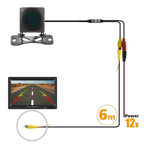 CCD Wide Angle HD Car Rear View Camera 170 Degree Night Vision Backup Parking - stepyours.com