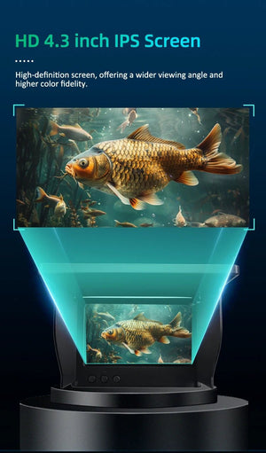 Dodosee Handheld 1080P Fish Finder 4.3 Inch LCD Depth Camera With Night Vision - stepyours.com