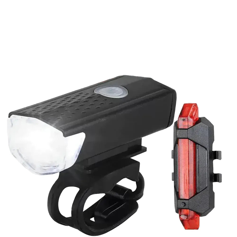 Bike Light Set - Easy Install USB Waterproof — product view 1
