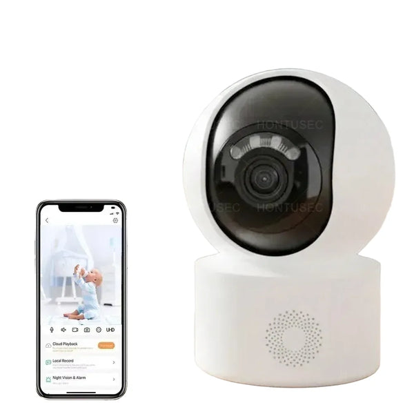 Yoosee 5MP WiFi Indoor PTZ Mini IP Camera - Color Night Vision And Two Way Audio - stepyours.com