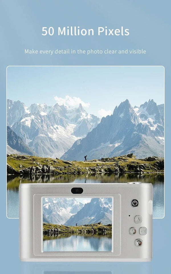4K Digital Camera Travel Selfie Camera 36MP 1080p 2.4in Screen Optical Zoom - stepyours.com