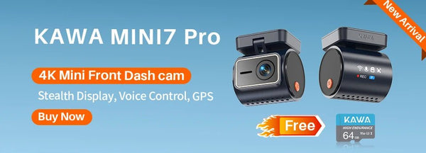 1440P KAWA D6 Car Dash Cam With WiFi App Voice Control WDR Night Vision - stepyours.com