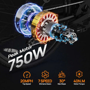 Removable Battery Electric Bike — product view 5