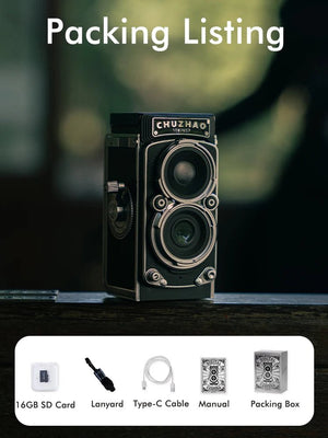 Vintage Mini Digital Camera Autofocus 12MP 1080P FHD Video Vlogging Portable - stepyours.com