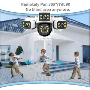 Tuya Smart 15MP 3 Lens AI Outdoor CCTV With Auto Tracking And WiFi Alarm - stepyours.com