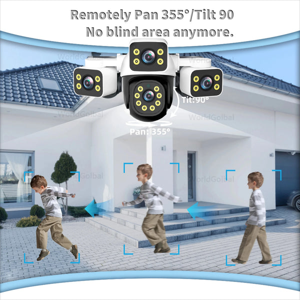 Tuya Smart 15MP 3 Lens AI Outdoor CCTV With Auto Tracking And WiFi Alarm - stepyours.com