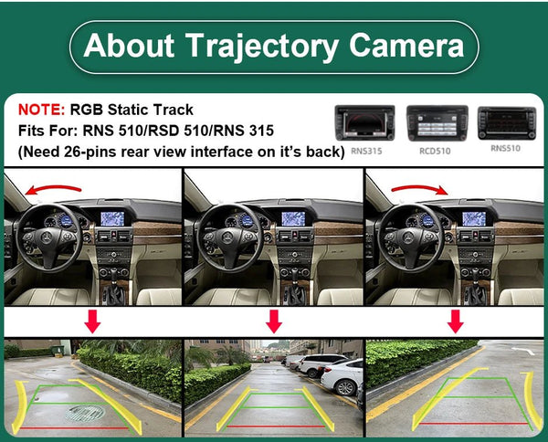 170 Degree AHD 1080P Flip Emblem Rear View Camera For VW Golf 6 7 8 - stepyours.com