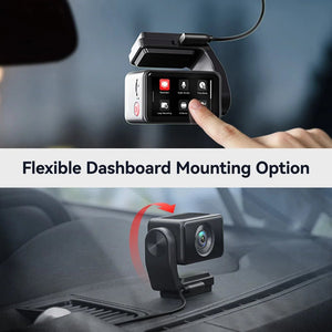 Redtiger A4 4K Dash Cam Front Rear Drive Recorder GPS 5G WiFi Night Vision - stepyours.com