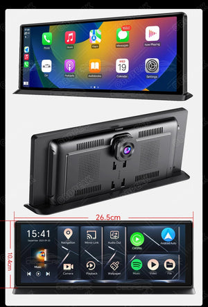K60 Pro 11.3 Android 14 Screen GPS CarPlay Android Auto Dash Cam 1080P RearView - stepyours.com