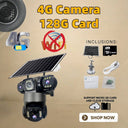 2 Pack Outdoor Security Camera System - 15MP Triple Lens 4G Solar Auto Tracking - stepyours.com
