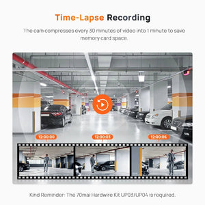 70Mai A510 Dash Cam 1944P HDR GPS ADAS 4G Front And Rear Car DVR - stepyours.com