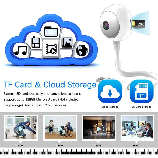 5MP Mini WiFi Indoor Camera 2K AI Auto Tracking Tuya for Baby Monitor - stepyours.com