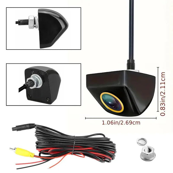 Universal AHD CVBS Fisheye Car Rearview Camera 170 Night Vision Waterproof - stepyours.com