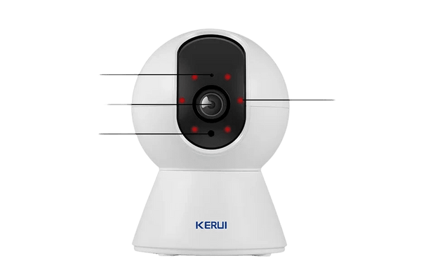 KERUI 5MP Tuya Smart Mini WiFi IP Camera - AI Human Tracking - stepyours.com