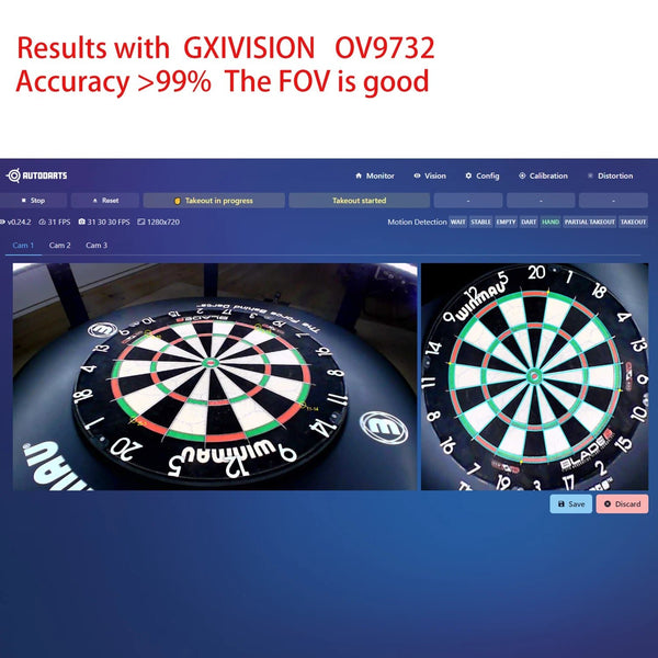 GXIVISION 3 Camera USB Module For Autodarts Scoring Triple Camera No Driver - stepyours.com