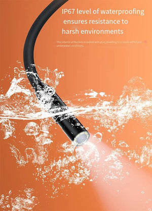 7.0mm Type C Endoscope Camera IP67 Waterproof Borescope With 6 LEDs Android PC - stepyours.com