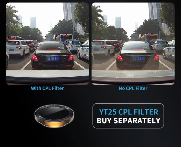 TiESFONG 4CH GPS Dash Cam I7Pro Front 4K 2K Plus 3x1080P Car DVR WiFi - stepyours.com