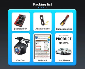 Nevegetor AHD 1080P Car Rear View Camera 170 Degree Fisheye Night Vision - stepyours.com