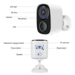 Vstarcam CB54 TZ 2K Solar Wireless Battery Security Camera With PIR Motion Alarm - stepyours.com