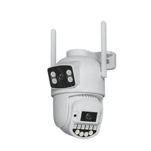 8MP 4K PTZ WiFi Camera - Dual Lens With Dual Screen AI Tracking Surveillance - stepyours.com