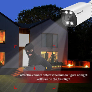 New 4K 8MP IP Outdoor PoE Surveillance Camera - With Color Night Vision - stepyours.com