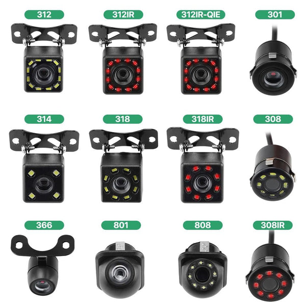 GreenYi Rear View Camera With IR Night Vision Waterproof CCD For Safer Parking - stepyours.com