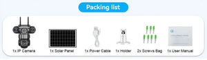 Solar Powered 4G Outdoor Security Camera With PIR Human Detection Night Vision - stepyours.com