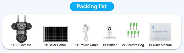 Solar Powered 4G Outdoor Security Camera With PIR Human Detection Night Vision - stepyours.com