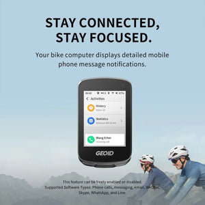GEOID Pro Bicycle Computer GPS Touchscreen Bike Speedometer — product view 5