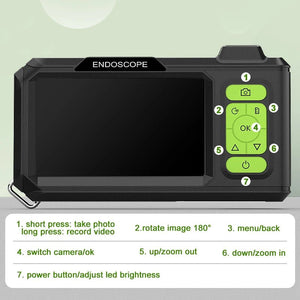 ENWOR Industrial Endoscope 4.3 Inch IPS Screen Autofocus Camera With Triple Lens - stepyours.com