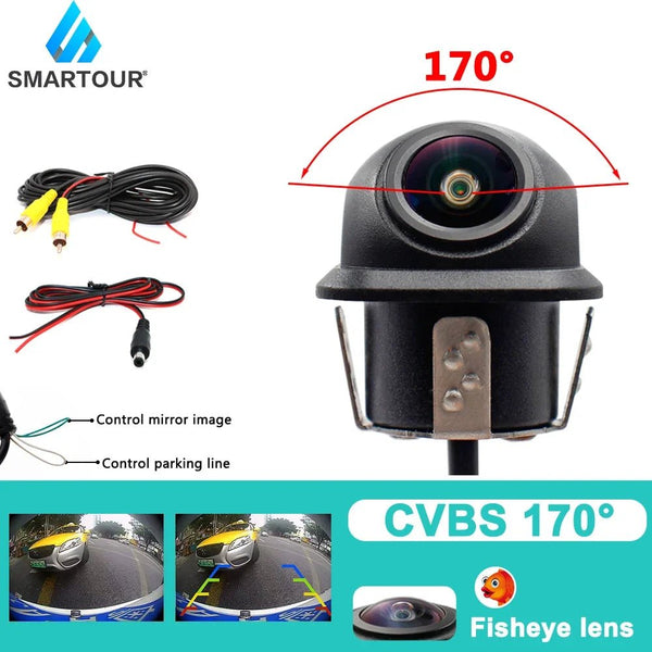 Smartour CCD Fisheye Car Camera AHD 1080P Reversing Rear View Night Vision - stepyours.com