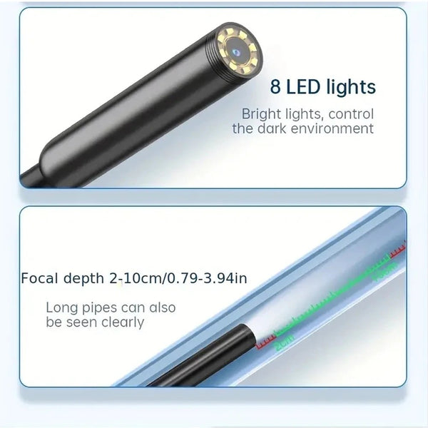 HD1920P Endoscope Camera - Type C Inspection For Car Sewer And Pipeline IP67 - stepyours.com