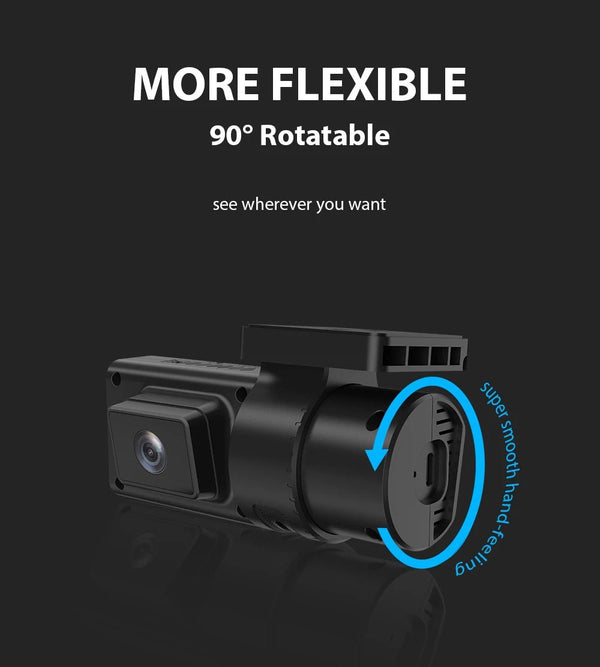 Jimi JC181 Mini 4G Dash Cam Dual Lens Live Stream GPS Tracking WiFi Hotspot - stepyours.com