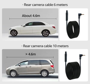 10 Inch Car DVR Touch Screen Dual 1080P Front And Rear Rearview Mirror Camera - stepyours.com