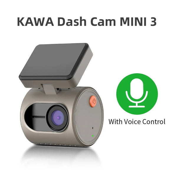 Kawa 2K Dash Cam Mini 3 for Cars Night Vision WiFi App - stepyours.com