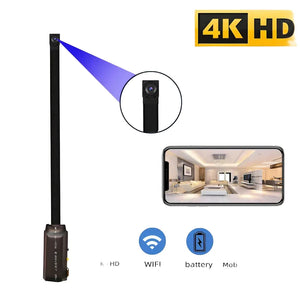 4K HD mini WiFi camera, supports remote viewing, motion detection, DIY small home nanny style HD wireless camera by stepyours.com