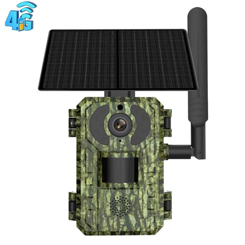EU 4G Solar Trail Camera H10 - 4MP 2K Night Vision No Red Glow IP65 Outdoor - stepyours.com