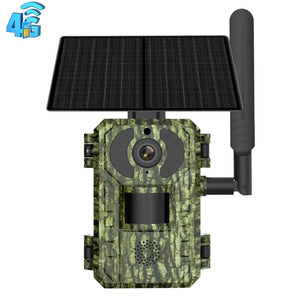 EU 4G Solar Trail Camera - 4MP 2K Night Vision IP65 Outdoor PIR Motion Alerts - stepyours.com