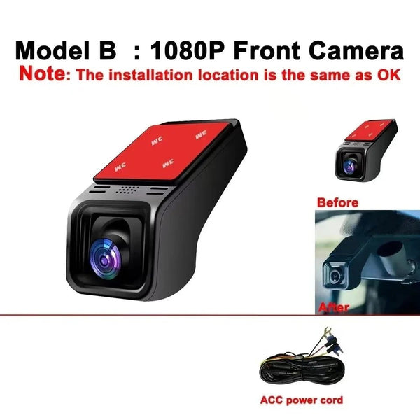 4K WiFi Dash Cam For Cars With App Control And 24H Parking Monitor - stepyours.com