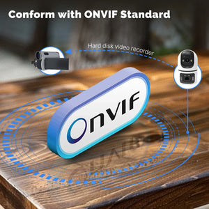 Moes Tuya WiFi 4MP Dual Lens Indoor Cam With Night Vision Motion Two Way Audio - stepyours.com