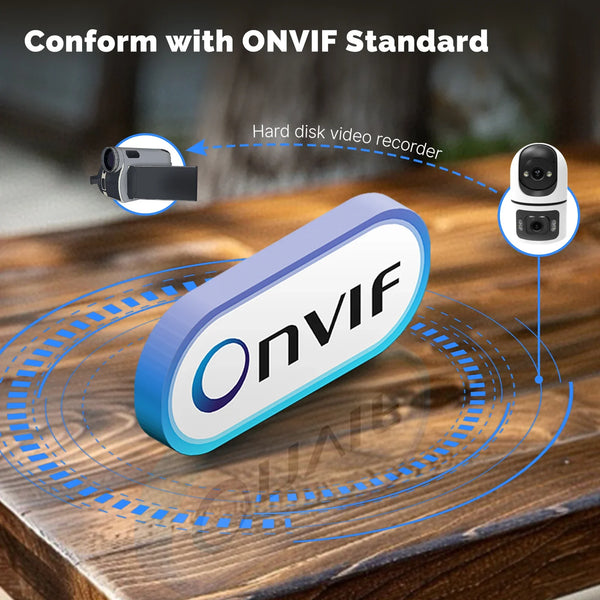 Moes Tuya WiFi Indoor Smart Camera 4MP Dual Lens Night Vision Two Way Audio - stepyours.com
