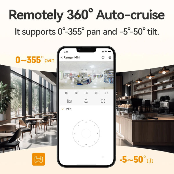 IMOU Ranger Mini 3/5MP IP Camera - 360 Degree Coverage With Smart Detection - stepyours.com