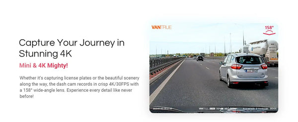Vantrue E1 Pro 4K Mini Dash Cam Starvis Night Vision HDR WiFi GPS 1TB - stepyours.com
