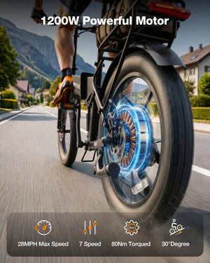 Hopepeak - Folding Ebike — product view 2