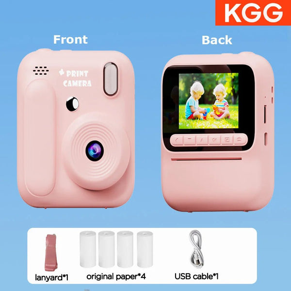 Kids Color Printing Instant Camera 32GB 1080P Digital Photo Video Gift - stepyours.com