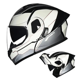 ORZ Modular Flip Helmet Dual Visor — product view 1
