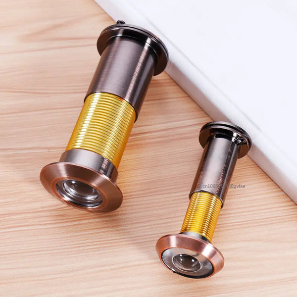 220 Degree Door Viewer HD glass lens Wide Angle Peephole Security Hidden Door Adjustable Glass Lens For Furniture Hardware Tools by stepyours.com